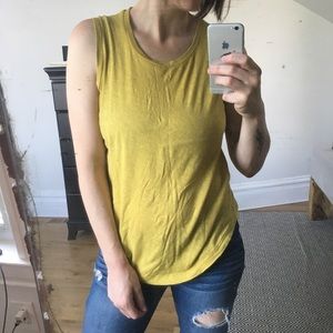 Bright olive tank